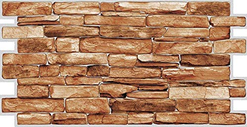 top.eco.wall PVC Wandpaneele 3D Deko Fliesen Verkleidung - Karelian, 10 Paneele à 0,49 m², Braun, PVC, Texturiert, Rechteckig, Modern, Gestreift, Wasserabweisend, Selbstklebend top.eco.wall PVC Wandpaneele 3D Deko Fliesen Verkleidung - Karelian, 10 Paneele à 0,49 m², Braun, PVC, Texturiert, Rechteckig, Modern, Gestreift, Wasserabweisend, Selbstklebend von top.eco.wall