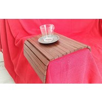 Sofa Tablett, Holztablett, Flexible Stuhl Holz Tv-Fach, Couchtisch Aus Holz, Tablett-Tisch, Runde Tabletts Bett, Frühstückstablett, Tv-Fach von tossart