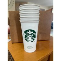 5 Tassen Starbucks Reusable Travel Hot Cup To Go Kaffee | Grande 16 Oz von totalconnection