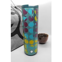starbucks 2021 Blue Dot Vakuumisolierter Becher 16 Oz - Flip Top Rare Limited Edition von totalconnection