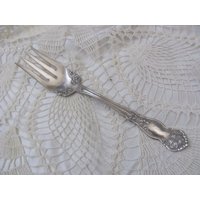 Antike Silberplatte Große Serviergabel - Orangenblüte 1910 Muster Wm Rogers & Son von totalvintage