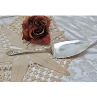 Marquise Muster Von 1933 // Vintage Silberplatten Kuchen Tortenheber 10.5 "/ Ausgefallenes Silber Besteck 1847 Rogers von totalvintage