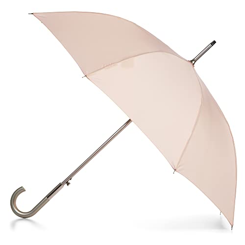 totes Uni Regenschirm mit automatischer Öffnung und J-Griff, Evening Sand, Einheitsgröße, Automatisch öffnender Regenschirm mit J-Griff von totes