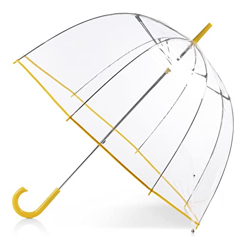 totes Regenschirm für Erwachsene, transparent, mit Kuppeldach und leichtem Wind- und Regenschutz, Lemonade, Adults - 51" Canopy, Transparenter Bubble Regenschirm mit Kuppeldach, leichtes Design, Wind- totes Regenschirm für Erwachsene, transparent, mit Kuppeldach und leichtem Wind- und Regenschutz, Lemonade, Adults - 51" Canopy, Transparenter Bubble Regenschirm mit Kuppeldach, leichtes Design, Wind- von totes