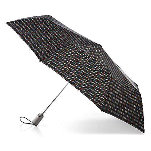 totes Titan Großer Regenschirm mit automatischem Öffnen/Schließen, wind- und wasserabweisend, mit Blumenmuster von totes