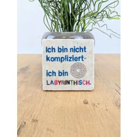Ich Bin Labyrinthisch -Spruchfliese/stein-Untersetzer /Wanddeko von toultime