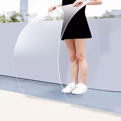 Acrylglas Platten Dachplatten aus Polycarbonat,Transparent,UV-beständig,Regenfest,Stoßsicher,Vordach für Gerätehaus Carport Gewächshaus Balkon Überdachung,Glas Ersatzplatten (0,5m x 3m) von tow000ack