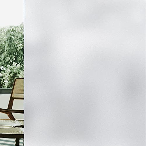 tow000ack Milchglasfolie Fensterfolie Selbsthaftend Blickdicht Sichtschutzfolie Milchfolie Anti-UV Statische Haftung Folie für Zuhause Badzimmer oder Büro,Anpassbar Größe (W*L:100x300cm(39x118in)) von tow000ack