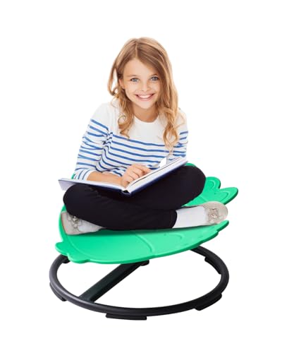 towigic Sensorischer Drehstuhl für Kinder mit Autismus, 360° drehbarer Stuhl in Therapiequalität, Gleichgewichts- und Konzentrationstraining mit Sicherheitsbasis, sensorisches Spielzeug für ADHS und von towigic