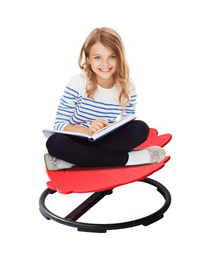 towigic Sensorischer Drehstuhl für Kinder mit Autismus, 360° drehbarer Stuhl in Therapiequalität, Gleichgewichts- und Konzentrationstraining mit Sicherheitsbasis, sensorisches Spielzeug für ADHS und von towigic
