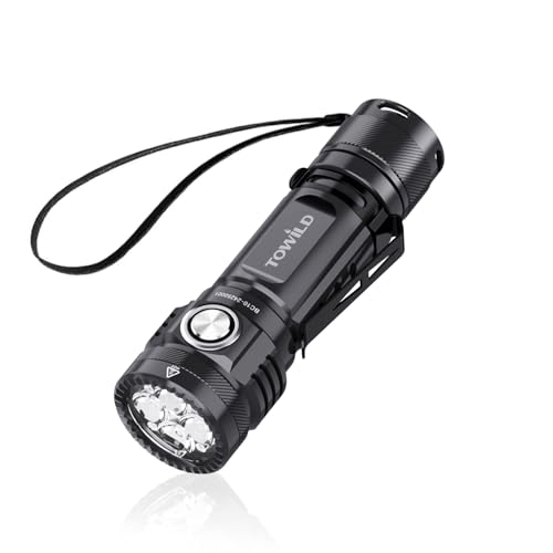 towild BC10 4000 Lumen LED-Taschenlampe - 5000mAh USB-C EDC-Lampe Wiederaufladbar Superhelle LED Taktische Taschenlampe 6 Modi IPX8 Wasserdicht Leicht & Kompakt mit Bis zu 15 Tagen Laufzeit towild BC10 4000 Lumen LED-Taschenlampe - 5000mAh USB-C EDC-Lampe Wiederaufladbar Superhelle LED Taktische Taschenlampe 6 Modi IPX8 Wasserdicht Leicht & Kompakt mit Bis zu 15 Tagen Laufzeit von towild