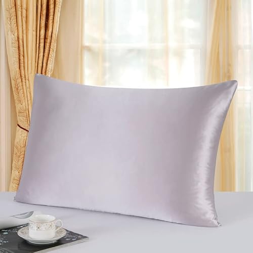 townssilk Beidseitig 100% 19mm Pure Maulbeerseide Kissenbezug für Haar und Haut Gesundheit, 1 Stück 50x60cm Größe Kissenbezug mit verstecktem Reißverschluss 600 Fadenzahl Lilacpurple townssilk Beidseitig 100% 19mm Pure Maulbeerseide Kissenbezug für Haar und Haut Gesundheit, 1 Stück 50x60cm Größe Kissenbezug mit verstecktem Reißverschluss 600 Fadenzahl Lilacpurple von townssilk