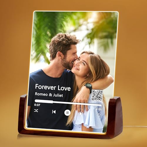 Personalisiertes Foto-Geschenk, Spotify Song Cover, mit eigenen Foto Bild, Song Cover Glas Bild mit Foto Acrylglas und QR Code - zu Weihnachten Geburtstag Frau Männer (4 Größen: 15–25 cm) Personalisiertes Foto-Geschenk, Spotify Song Cover, mit eigenen Foto Bild, Song Cover Glas Bild mit Foto Acrylglas und QR Code - zu Weihnachten Geburtstag Frau Männer (4 Größen: 15–25 cm) von toyofmine