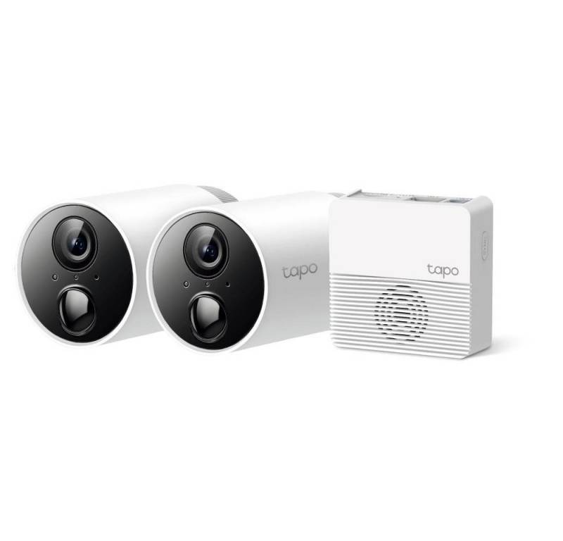 tp-link Überwachungskamera Tapo C400S2 Sicherheitskamerasystem mit 2 Kameras (Außenbereich, mit 2 Kameras 1080p FHD mit KI-Erkennung) von tp-link