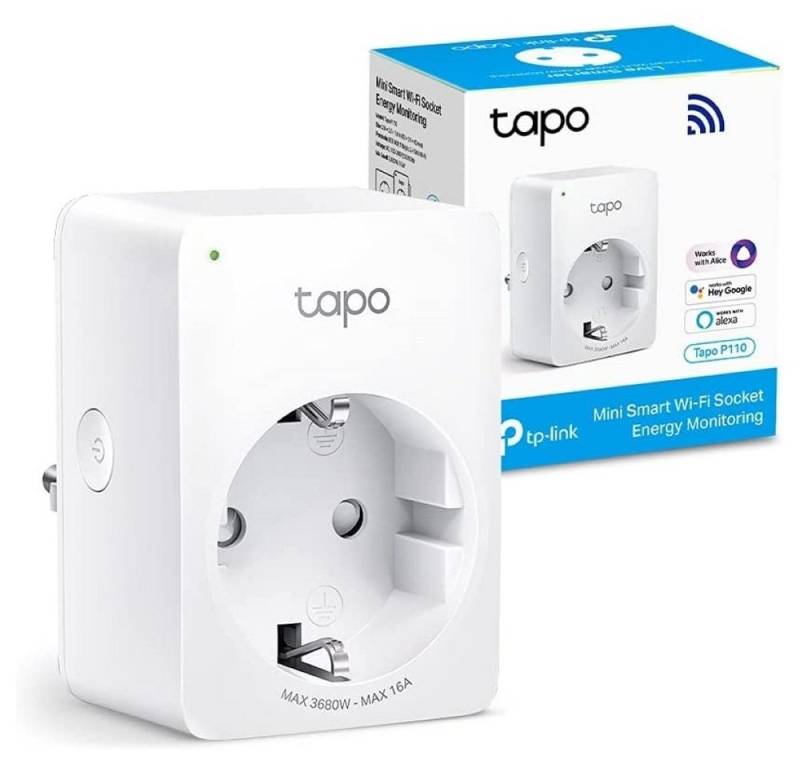 tp-link WLAN-Steckdose Tapo P110 - WLAN-Steckdose - weiß von tp-link