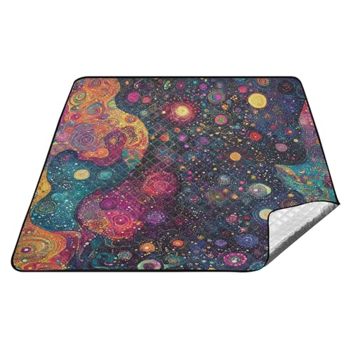 Abstrakte kosmische Staubplaneten-Weltraum-Picknick-Matte, tragbar, Rasen, Parkdecken, wasserdicht, faltbar, für Outdoor-Menschen, Sommergeschenk, Klebeband Abstrakte kosmische Staubplaneten-Weltraum-Picknick-Matte, tragbar, Rasen, Parkdecken, wasserdicht, faltbar, für Outdoor-Menschen, Sommergeschenk, Klebeband von tplaotee
