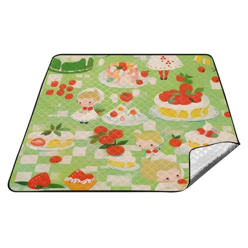 Cartoon-Obstkuchen-Decke, wasserdicht, verstaubar, tragbar, Outdoor, Parkdecke, wasserdicht, faltbar, für Erwachsene, Picknickartikel, esterilla para playa Cartoon-Obstkuchen-Decke, wasserdicht, verstaubar, tragbar, Outdoor, Parkdecke, wasserdicht, faltbar, für Erwachsene, Picknickartikel, esterilla para playa von tplaotee