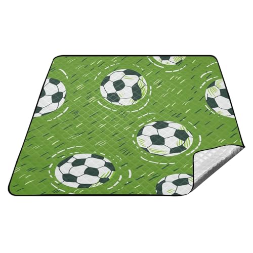 Green Field Fußball, wasserdicht, Picknick-Essentials, wasserabweisend, Outdoor, Strand, Picknick für Gras, Paare, Geschenk estera de playa Green Field Fußball, wasserdicht, Picknick-Essentials, wasserabweisend, Outdoor, Strand, Picknick für Gras, Paare, Geschenk estera de playa von tplaotee