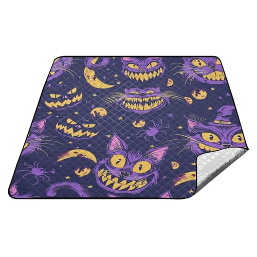 Halloween Grinsekatze Wasserdicht Camping Picknick Teppich Wasserabweisend Camping Party Picknick Zubehör Outdoor für Boden Konzert Decke Manta Para Picknick y Playa Halloween Grinsekatze Wasserdicht Camping Picknick Teppich Wasserabweisend Camping Party Picknick Zubehör Outdoor für Boden Konzert Decke Manta Para Picknick y Playa von tplaotee