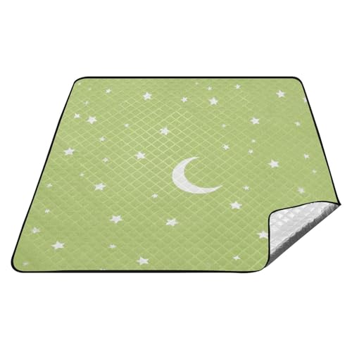 Kindermatte mit Stern und Mond, wasserdicht, Picknick-Zubehör, groß, für 4 bis 6 Erwachsene, Paare, Geschenk, Tapete para playa Kindermatte mit Stern und Mond, wasserdicht, Picknick-Zubehör, groß, für 4 bis 6 Erwachsene, Paare, Geschenk, Tapete para playa von tplaotee