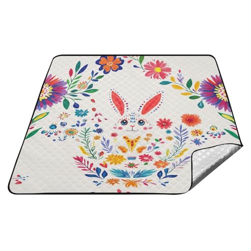 Picknickdecke mit niedlichem Kaninchen, Ostern, wasserdicht, für den Außenbereich, tragbar, für Familie, Frühlingsgeschenke, Cobija para la playa Picknickdecke mit niedlichem Kaninchen, Ostern, wasserdicht, für den Außenbereich, tragbar, für Familie, Frühlingsgeschenke, Cobija para la playa von tplaotee