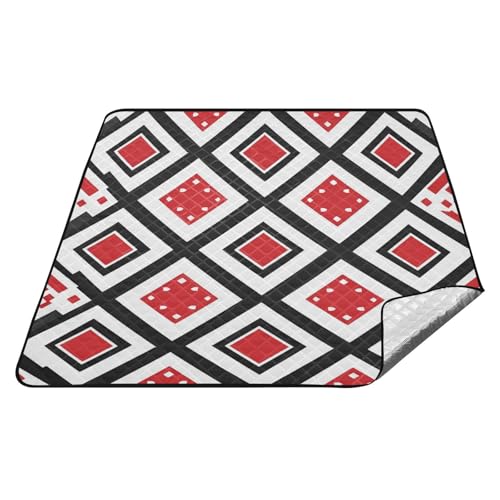 Picknickmatte mit japanischem Argyle-Muster, wasserdicht, für den Außenbereich, wasserabweisend, für 4 bis 6 Erwachsene, Frühlingsgeschenk, Tapete de Picknick Picknickmatte mit japanischem Argyle-Muster, wasserdicht, für den Außenbereich, wasserabweisend, für 4 bis 6 Erwachsene, Frühlingsgeschenk, Tapete de Picknick von tplaotee