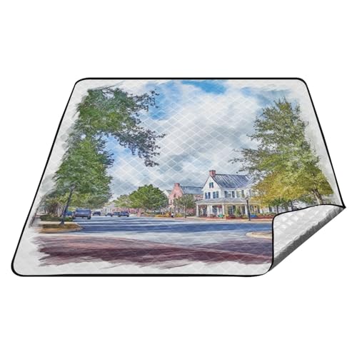 Street House Picknick-Tisch, wasserdicht, XXL, Outdoor-Decken für Gras, Sommergeschenk, Cobijas para la playa Street House Picknick-Tisch, wasserdicht, XXL, Outdoor-Decken für Gras, Sommergeschenk, Cobijas para la playa von tplaotee
