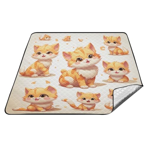 Wasserdichte Outdoor-Decke, Cartoon-Katze, tragbar, Rasen, Stranddecke, wasserdicht, sanddicht, für Damen, Konzertdecke, alfombra para playa Wasserdichte Outdoor-Decke, Cartoon-Katze, tragbar, Rasen, Stranddecke, wasserdicht, sanddicht, für Damen, Konzertdecke, alfombra para playa von tplaotee