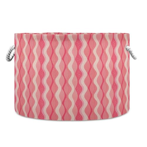 Wave Aufbewahrungskorb, zusammenklappbar und wasserdicht, Spielzeug-Aufbewahrungskorb mit stabilem Griff, Aufbewahrungskörbe für Zuhause, Garage, Steppdecke, Magenta Wave Aufbewahrungskorb, zusammenklappbar und wasserdicht, Spielzeug-Aufbewahrungskorb mit stabilem Griff, Aufbewahrungskörbe für Zuhause, Garage, Steppdecke, Magenta von tplaotee