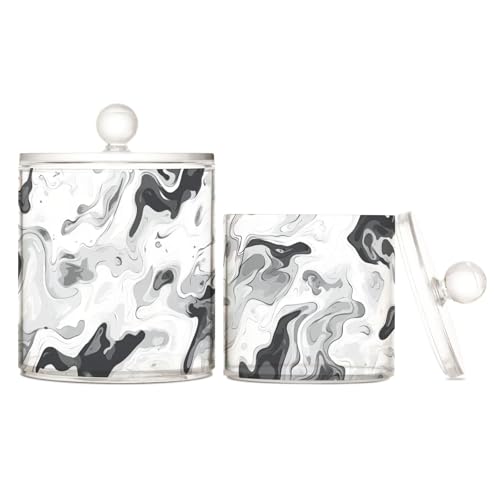 tplaotee Aufbewahrungsbehälter aus Kunststoff, mit Deckel, für Kommode, Essentials, Dekoration, kleine Aufbewahrungsbehälter für Wattestäbchen, Büroklammern, 2 Stück tplaotee Aufbewahrungsbehälter aus Kunststoff, mit Deckel, für Kommode, Essentials, Dekoration, kleine Aufbewahrungsbehälter für Wattestäbchen, Büroklammern, 2 Stück von tplaotee