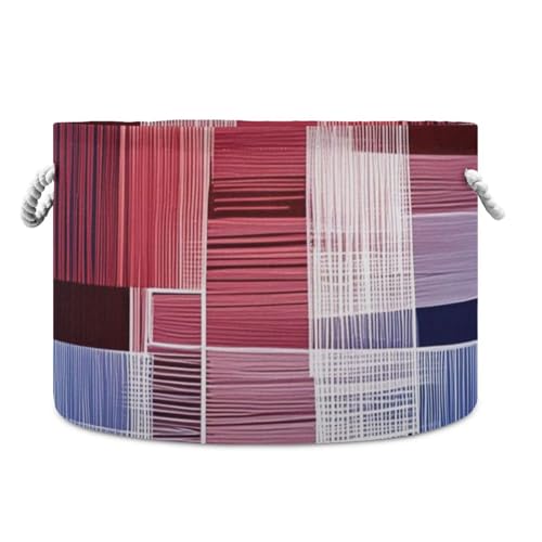 tplaotee Boho-Aufbewahrungskorb mit unregelmäßigen Streifen, faltbar, wasserdicht, dekorative Körbe mit stabilem Griff, dekorative Behälter für Speisekammer, Regal, Wohnmobil tplaotee Boho-Aufbewahrungskorb mit unregelmäßigen Streifen, faltbar, wasserdicht, dekorative Körbe mit stabilem Griff, dekorative Behälter für Speisekammer, Regal, Wohnmobil von tplaotee