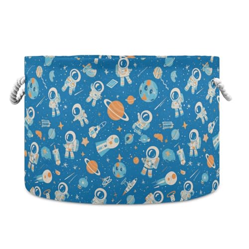 tplaotee Cartoon Blue Space Planet Astronaut Aufbewahrungskorb, zusammenklappbar und wasserdicht, Aufbewahrungsbox mit stabilem Griff, Organizer für Schlafzimmer, Regal, Bettwäsche tplaotee Cartoon Blue Space Planet Astronaut Aufbewahrungskorb, zusammenklappbar und wasserdicht, Aufbewahrungsbox mit stabilem Griff, Organizer für Schlafzimmer, Regal, Bettwäsche von tplaotee
