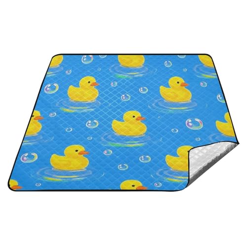 tplaotee Cartoon-Decke mit niedlicher gelber Ente, wasserdicht, für Camping, Picknick, wasserdicht, tragbar, Spielmatte für Boden, Sommergeschenk, Manta, Picknick, undurchlässig tplaotee Cartoon-Decke mit niedlicher gelber Ente, wasserdicht, für Camping, Picknick, wasserdicht, tragbar, Spielmatte für Boden, Sommergeschenk, Manta, Picknick, undurchlässig von tplaotee