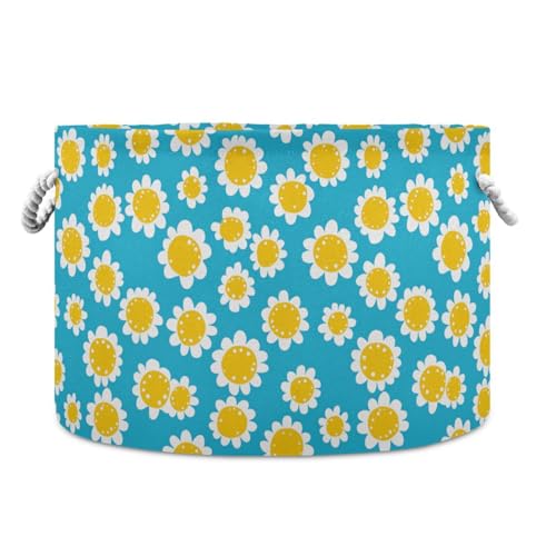 tplaotee Donut Kamille Polka Dot Montage-Aufbewahrungskorb, faltbare und wasserdichte Körbe für die Organisation mit stabilem Griff, Wanne, dekorative Aufbewahrung für Zimmer, Schreibtisch, Kinder tplaotee Donut Kamille Polka Dot Montage-Aufbewahrungskorb, faltbare und wasserdichte Körbe für die Organisation mit stabilem Griff, Wanne, dekorative Aufbewahrung für Zimmer, Schreibtisch, Kinder von tplaotee