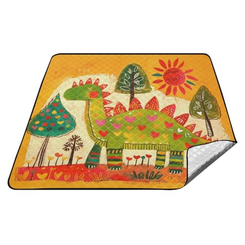 tplaotee Gekritzelter Cartoon-Dinosaurier-Bodenmatte, herzförmig, wasserdicht, für Park, Camping, für Boden, Sommer, Geschenk, Teppich, Para, Picknick tplaotee Gekritzelter Cartoon-Dinosaurier-Bodenmatte, herzförmig, wasserdicht, für Park, Camping, für Boden, Sommer, Geschenk, Teppich, Para, Picknick von tplaotee