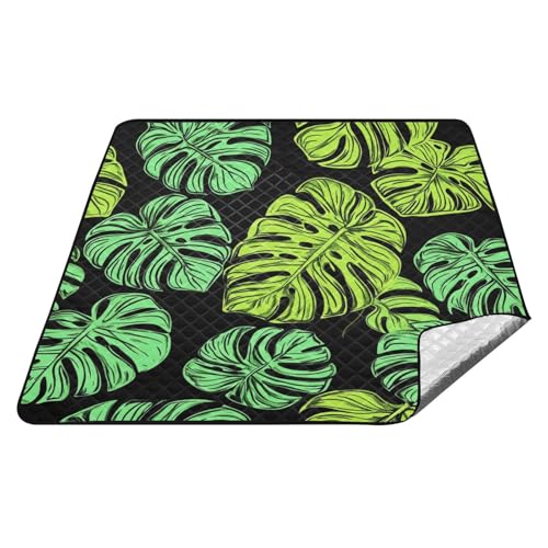 tplaotee Green Monstera Deliciosa wasserdichte Stranddecken, groß, Party, Park, Decken, wasserdicht, faltbar, für Outdoor, Damen, Frühlingsgeschenke, Manta de Playa Anti tplaotee Green Monstera Deliciosa wasserdichte Stranddecken, groß, Party, Park, Decken, wasserdicht, faltbar, für Outdoor, Damen, Frühlingsgeschenke, Manta de Playa Anti von tplaotee