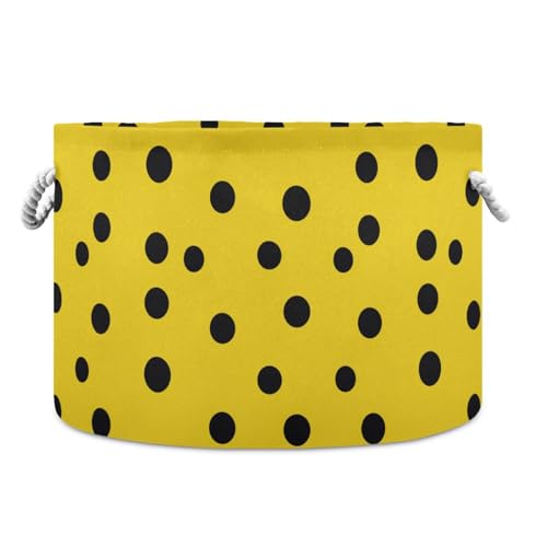 tplaotee Moderner Aufbewahrungskorb, zusammenklappbar und wasserdicht, mit stabilen Grifftaschen, dekorative Behälter für die Speisekammer, Spielzeug tplaotee Moderner Aufbewahrungskorb, zusammenklappbar und wasserdicht, mit stabilen Grifftaschen, dekorative Behälter für die Speisekammer, Spielzeug von tplaotee
