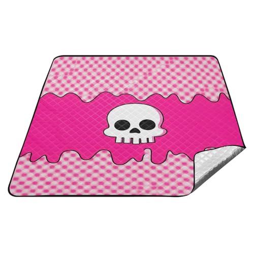tplaotee Pfirsichkarierter Schotenkopf, wasserdicht, Camping, Picknickdecke, großer Rasen, Camping-Bodenmatte für Familien, Konzertdecke, Manta, Picknick, undurchlässig tplaotee Pfirsichkarierter Schotenkopf, wasserdicht, Camping, Picknickdecke, großer Rasen, Camping-Bodenmatte für Familien, Konzertdecke, Manta, Picknick, undurchlässig von tplaotee
