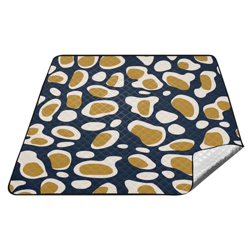 tplaotee Picknickdecke mit Tierfellmuster, Leopardenmuster, Khaki-Blau, wasserdicht, für Rasen, Reisen, Picknickdecke für Erwachsene, Sommergeschenk, Colchoneta Para Picknick tplaotee Picknickdecke mit Tierfellmuster, Leopardenmuster, Khaki-Blau, wasserdicht, für Rasen, Reisen, Picknickdecke für Erwachsene, Sommergeschenk, Colchoneta Para Picknick von tplaotee