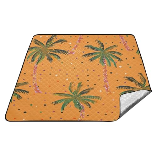 tplaotee Picknickkorb, tropische Bäume, wasserdicht, für draußen, Party, Rasen, Decke für Outdoor-Menschen, Frühlingsgeschenke, Manta, Para, Picknick tplaotee Picknickkorb, tropische Bäume, wasserdicht, für draußen, Party, Rasen, Decke für Outdoor-Menschen, Frühlingsgeschenke, Manta, Para, Picknick von tplaotee