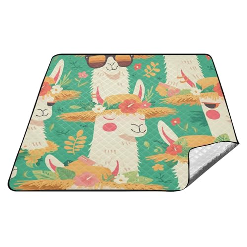 tplaotee Sommer-Alpaka-Grün, frisch, wasserdicht, Strandbedarf, wasserabweisend, Picknickdecke, groß, Outdoor-Decke für Erwachsene, Sommergeschenk, Manta, Para, Außenbereich tplaotee Sommer-Alpaka-Grün, frisch, wasserdicht, Strandbedarf, wasserabweisend, Picknickdecke, groß, Outdoor-Decke für Erwachsene, Sommergeschenk, Manta, Para, Außenbereich von tplaotee