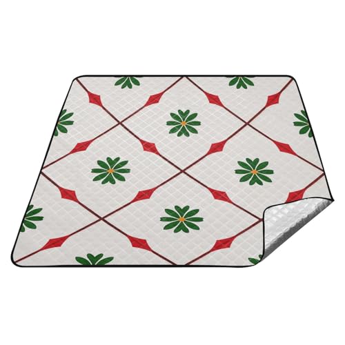 tplaotee Stranddecke, kariert, Pfeilmuster, rot, grün, wasserdicht, groß, Outdoor-Picknick-Zubehör, Outdoor, für Damen, Paare, Geschenk, Manta de Picknick tplaotee Stranddecke, kariert, Pfeilmuster, rot, grün, wasserdicht, groß, Outdoor-Picknick-Zubehör, Outdoor, für Damen, Paare, Geschenk, Manta de Picknick von tplaotee