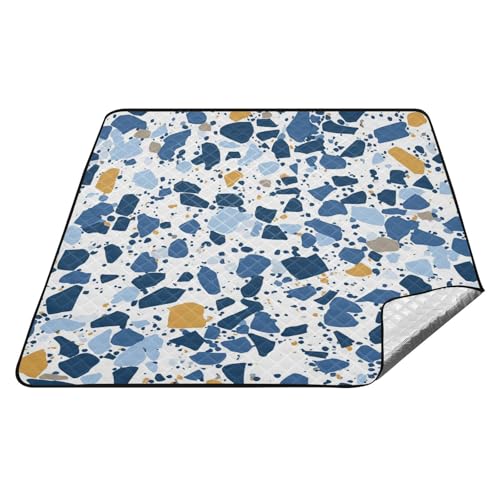 tplaotee Terrazzo Picknickdecke, wasserdicht, groß, wasserabweisend, Gras, verstaubar, Picknickdecke für draußen, Damen, Sommergeschenk, Manta, Picknick, undurchlässig tplaotee Terrazzo Picknickdecke, wasserdicht, groß, wasserabweisend, Gras, verstaubar, Picknickdecke für draußen, Damen, Sommergeschenk, Manta, Picknick, undurchlässig von tplaotee