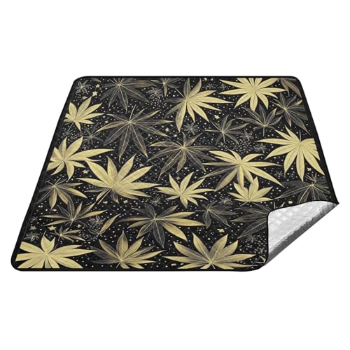 tplaotee Wasserdichte Outdoor-Decke für Gras, große Outdoor-Partys, Außendecken für Gras für den Boden, Sommergeschenk, Tapete Para, Schwarz und Gold tplaotee Wasserdichte Outdoor-Decke für Gras, große Outdoor-Partys, Außendecken für Gras für den Boden, Sommergeschenk, Tapete Para, Schwarz und Gold von tplaotee