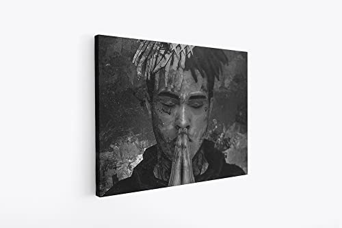 tradercat XXL Motivation-Wandbild - xxxtentacion - Poster für Erfolg und Fitness, Leinwand und Poster komplett und aufhängefertig (30 x 40 cm) von tradercat