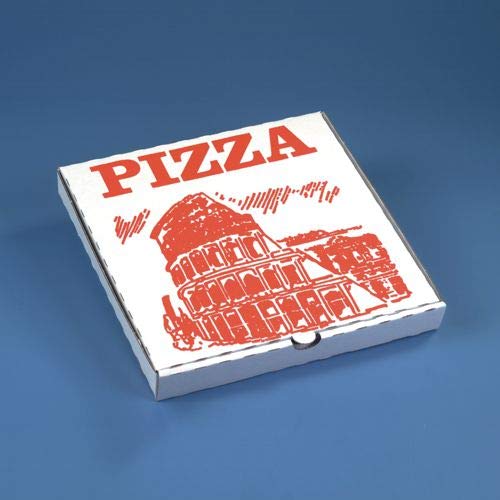 tradingbay24 Pizzakartons eckig 26 cm x 26 cm x 3 cm tbU90003 Pizza-Kartons to Go, 100 Stück von tradingbay24