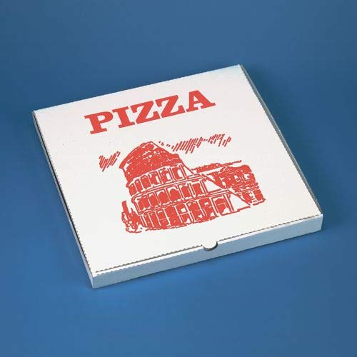 tradingbay24 Pizzakartons eckig 30 cm x 30 cm x 3 cm tbU90005 Pizza-Kartons to Go, 100 Stück von tradingbay24