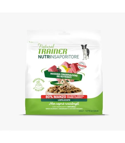 Natural Trainer Toppers - Alleinfutter für ausgewachsene Hunde Aller Größen mit Rindfleisch - 120 g von trainer