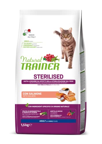 Trainer Natürliche sterilisiertem 1,5kg Lachs - Katzen Trockenfutter Kroketten Trainer Natürliche sterilisiertem 1,5kg Lachs - Katzen Trockenfutter Kroketten von Trainer