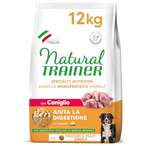 Trainer Natural Sensitive No Gluten Futter für Erwachsene Hunde, Medium&Maxi mit Kaninchen und Vollkorn - 12 kg Trainer Natural Sensitive No Gluten Futter für Erwachsene Hunde, Medium&Maxi mit Kaninchen und Vollkorn - 12 kg von Trainer